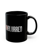 Unblurred Warrior Lion: Black mug 11oz