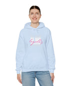 Legally Blind (Blurry) w/ pink- Unisex Heavy Blend™ Hooded Sweatshirt