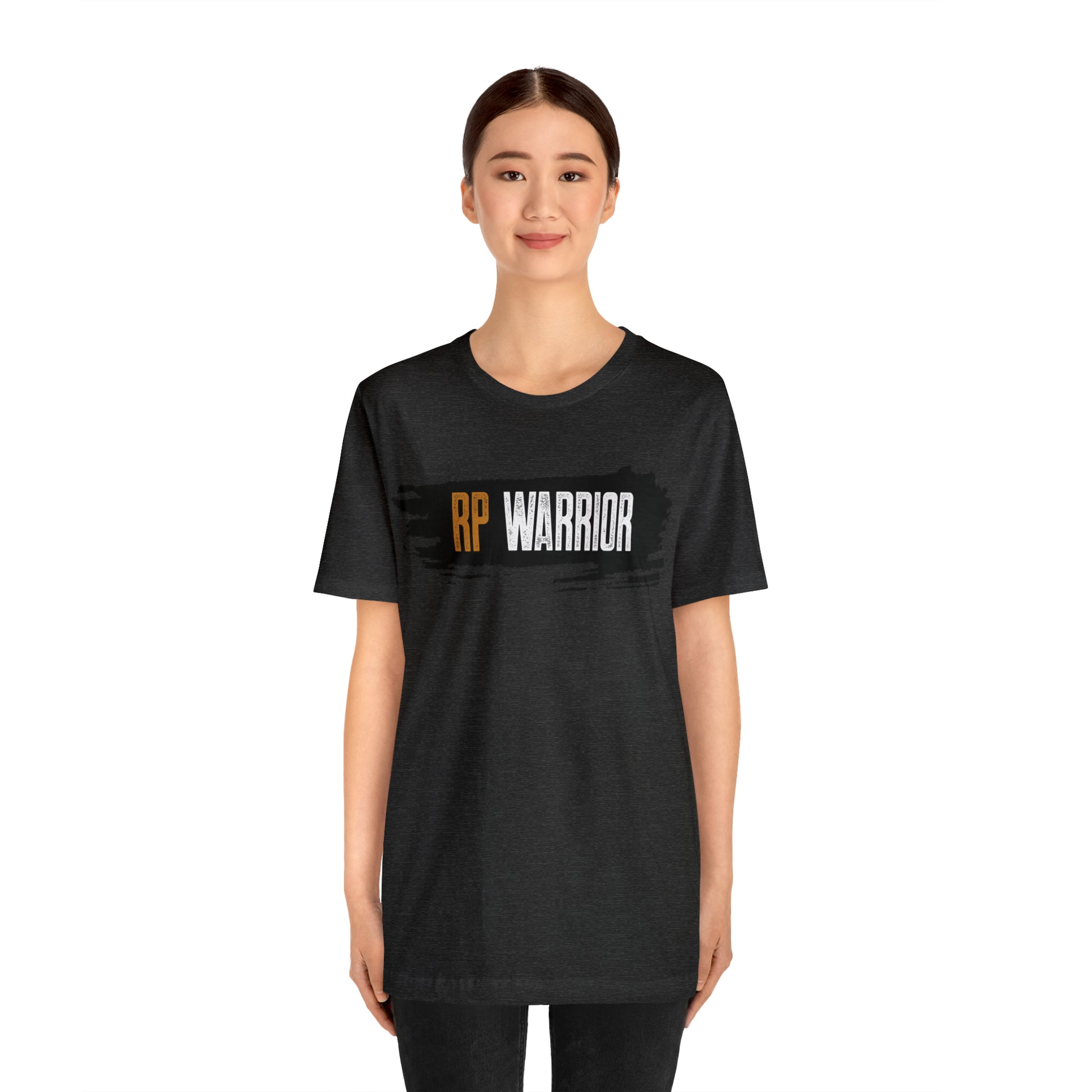 RP Warrior w/ black paint marks- Unisex Jersey Short Sleeve Tee