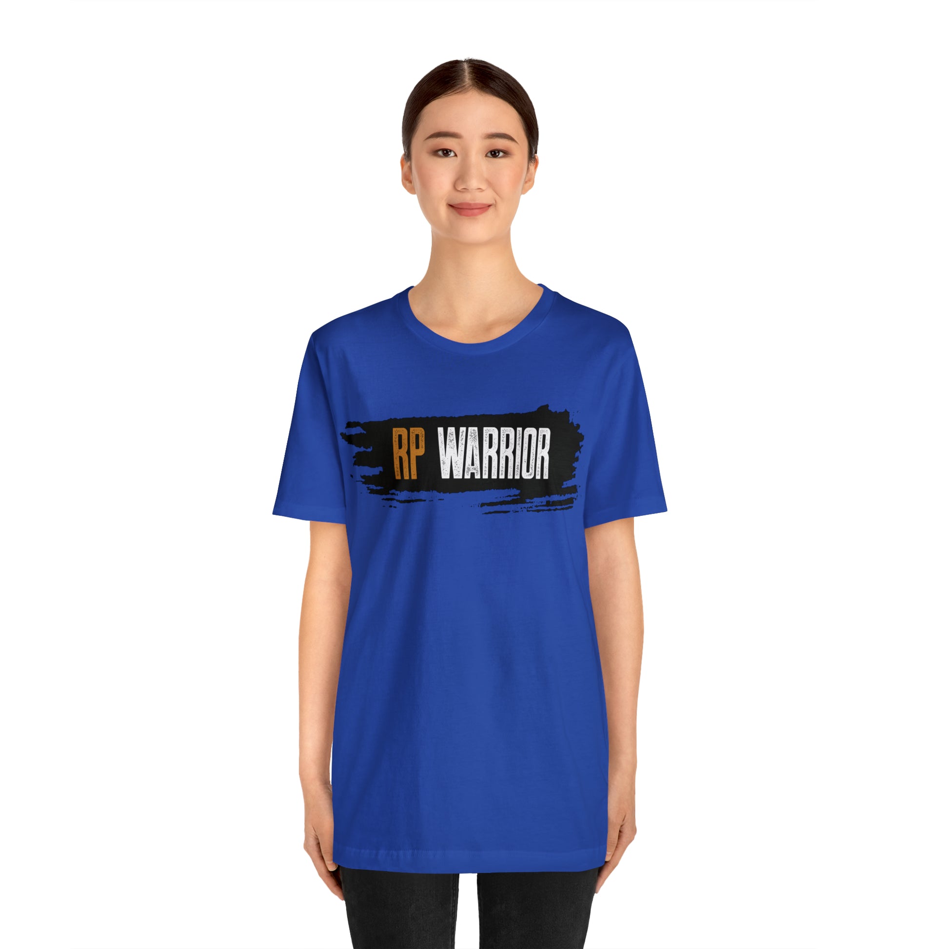 RP Warrior w/ black paint marks- Unisex Jersey Short Sleeve Tee