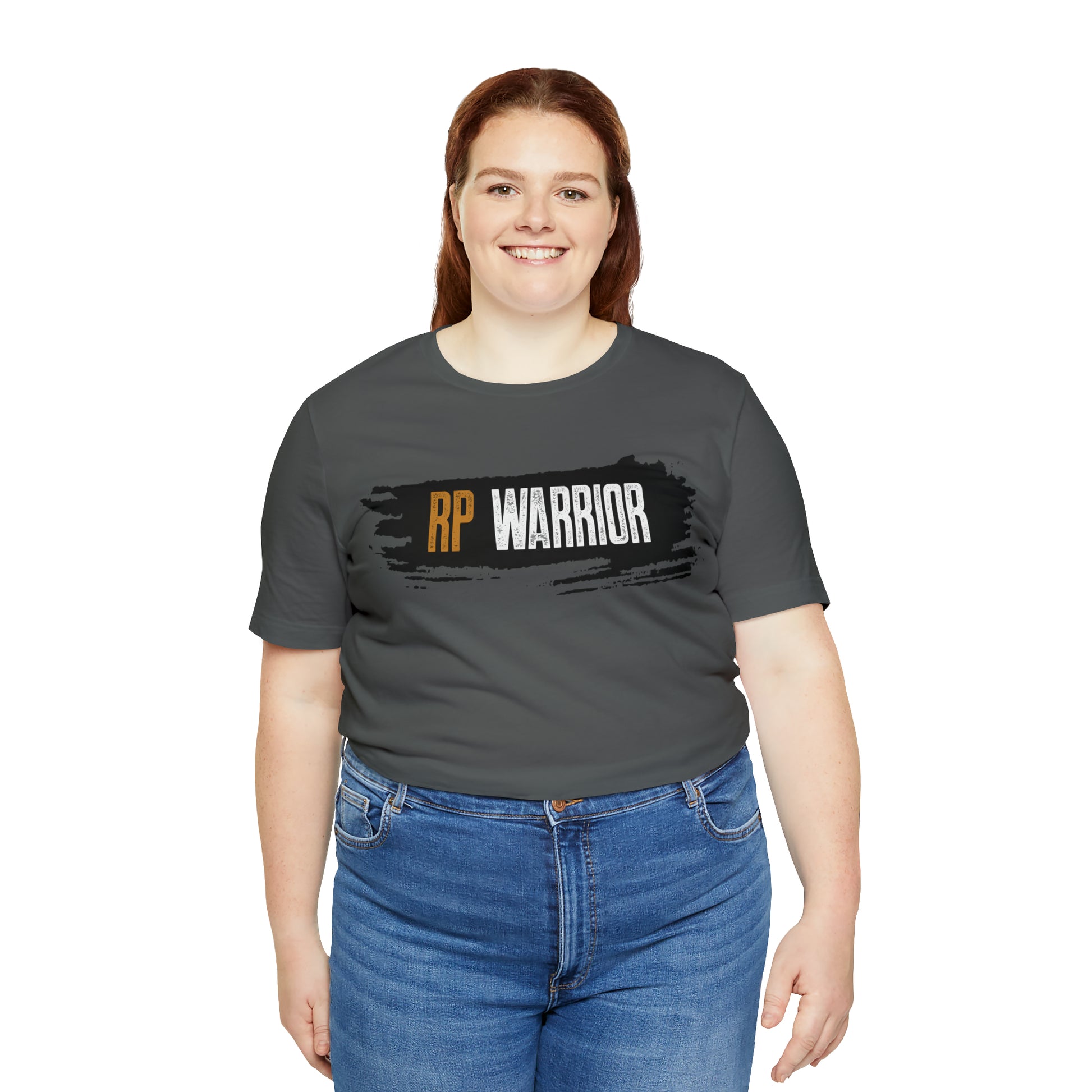 RP Warrior w/ black paint marks- Unisex Jersey Short Sleeve Tee