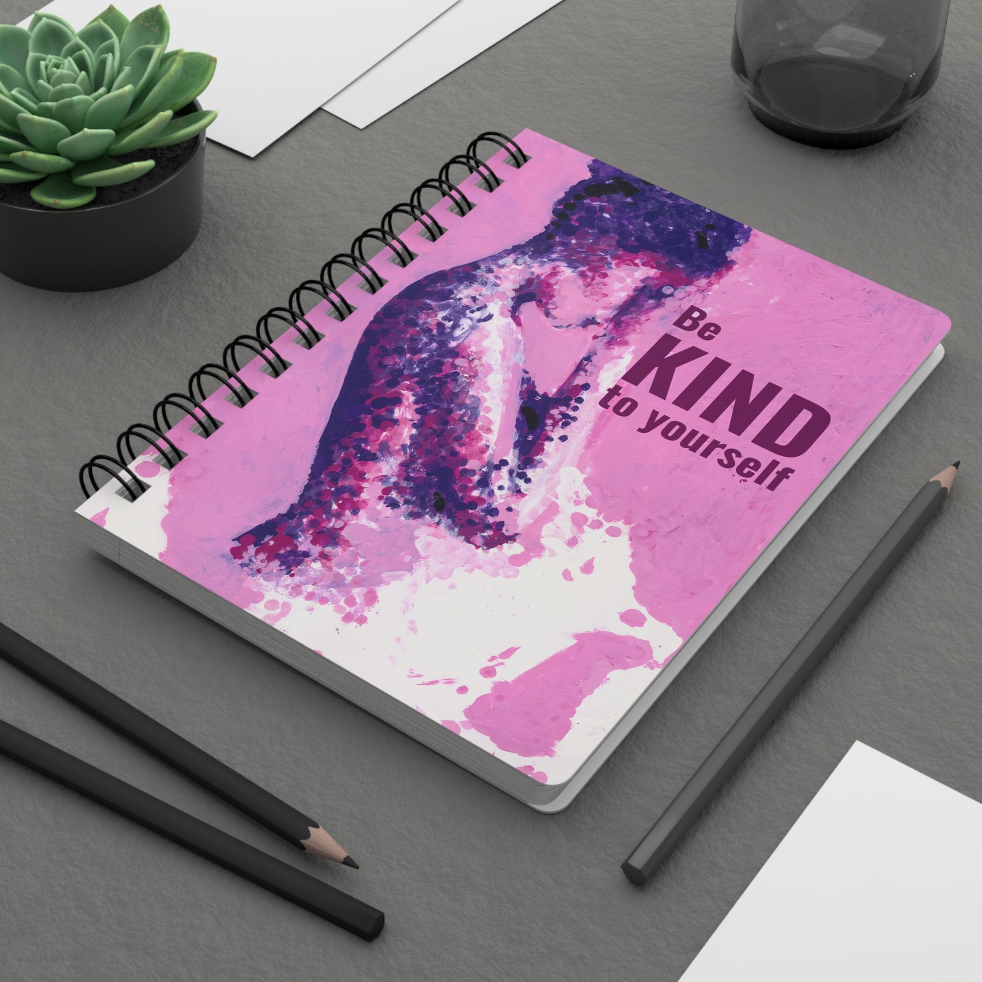 Pink “be kind” Spiral Journal/Notebook