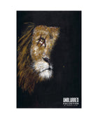 Unblurred Warrior Lion Poster