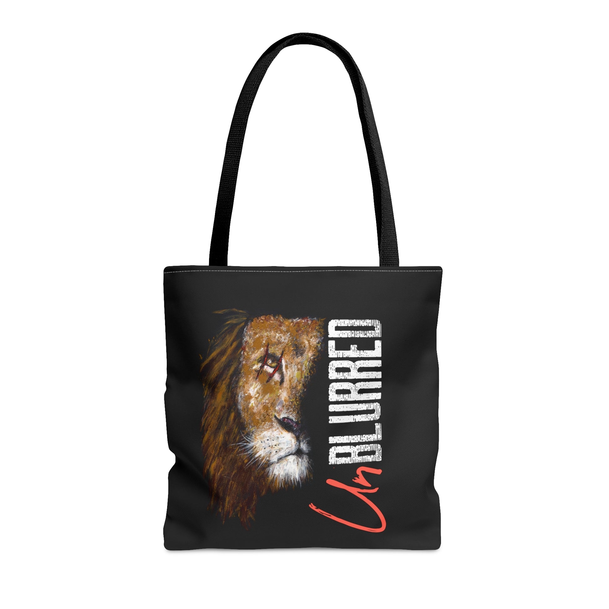 UnBlurred Warrior Lion Tote Bag