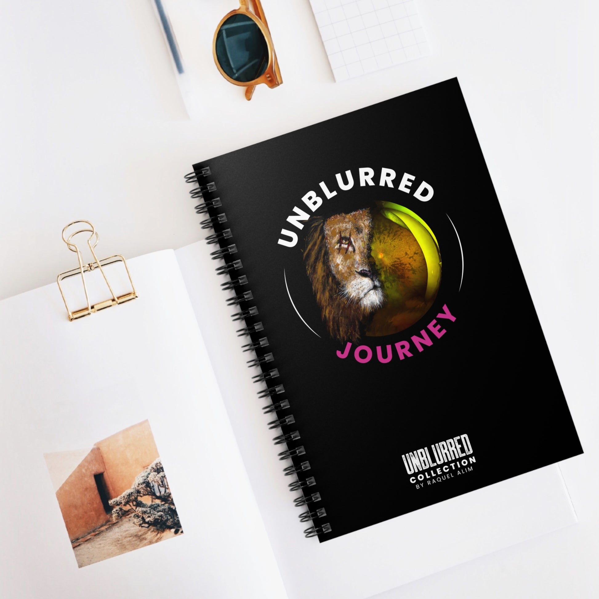 Unblurred Journey: Spiral Journal/Notebook