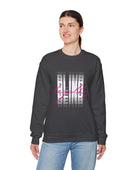 Legally Blind (pink)- Unisex Heavy Blend™ Crewneck Sweatshirt