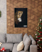 Unblurred Warrior Lion Poster