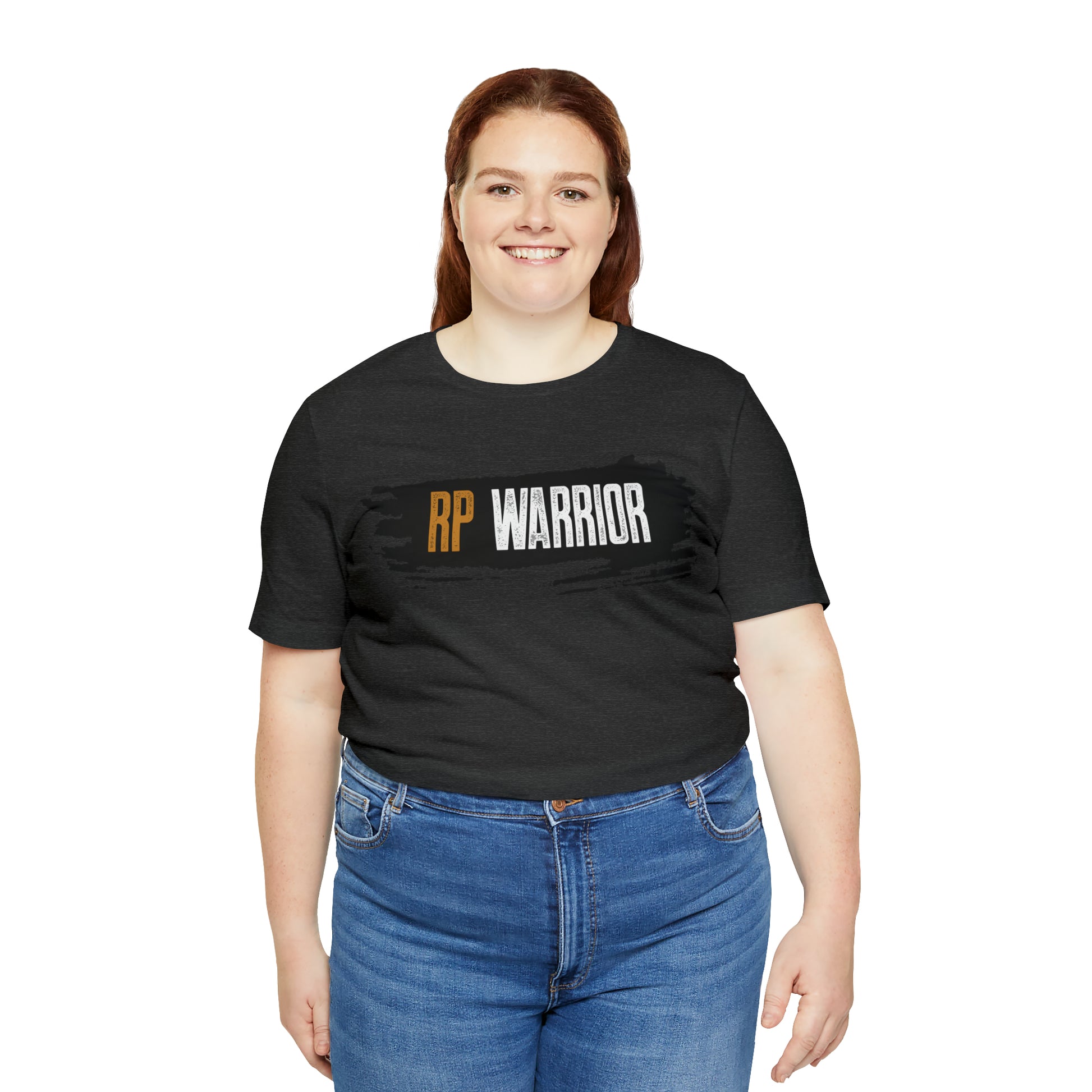 RP Warrior w/ black paint marks- Unisex Jersey Short Sleeve Tee