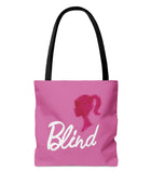 Pink Reversible Blind Girl Tote Bag