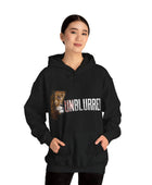 Unblurred Warrior Lion w/ red- Unisex Heavy Blend™ Hooded Sweatshirt
