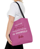 Pink Reversible Blind Girl Tote Bag