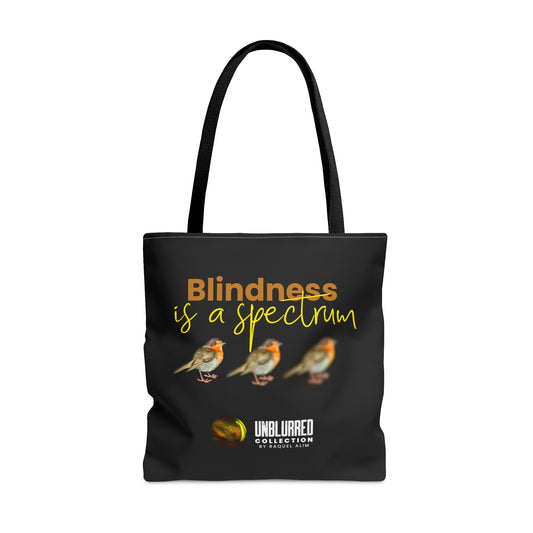 Blindness is a Spectrum Robin bird- Tote Bag