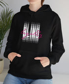 Legally Blind (Blurry) w/ pink- Unisex Heavy Blend™ Hooded Sweatshirt