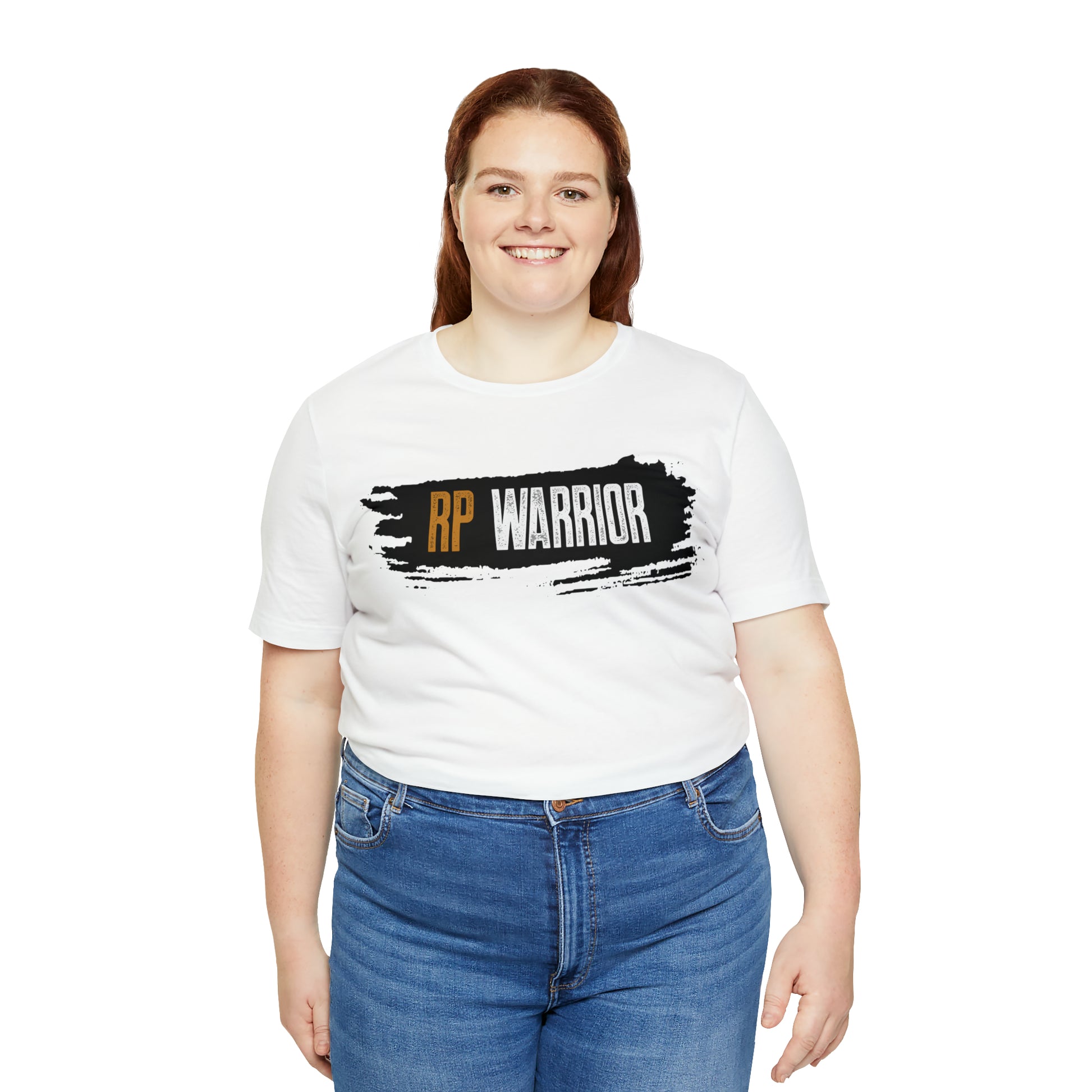 RP Warrior w/ black paint marks- Unisex Jersey Short Sleeve Tee