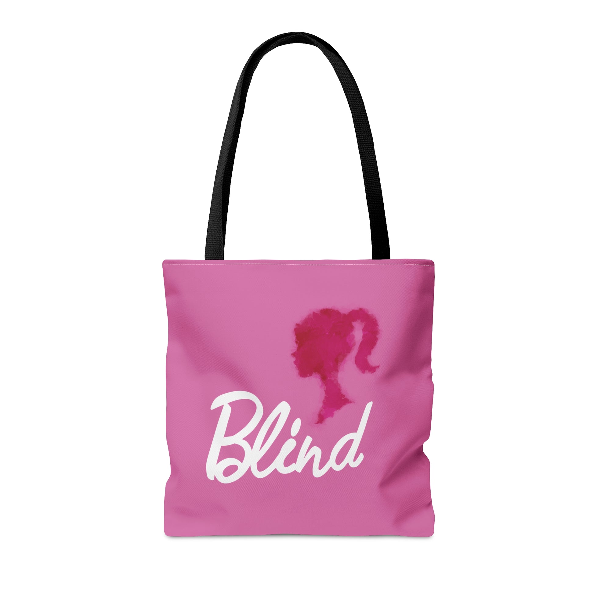 Pink Reversible Blind Girl Tote Bag