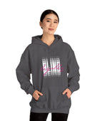 Legally Blind (Blurry) w/ pink- Unisex Heavy Blend™ Hooded Sweatshirt