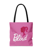 Pink Reversible Blind Girl Tote Bag