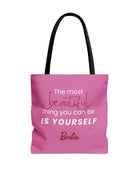 Pink Reversible Blind Girl Tote Bag