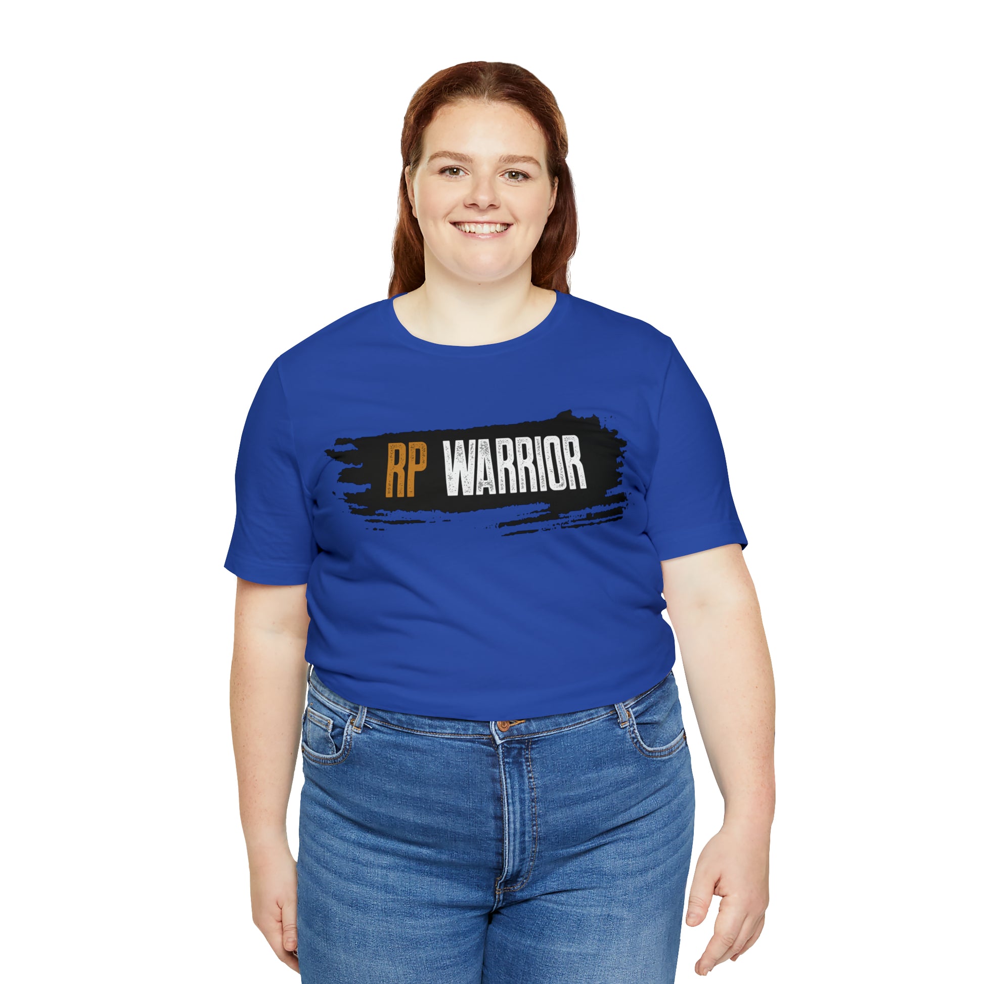 RP Warrior w/ black paint marks- Unisex Jersey Short Sleeve Tee