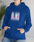 Legally Blind (Blurry) w/ pink- Unisex Heavy Blend™ Hooded Sweatshirt