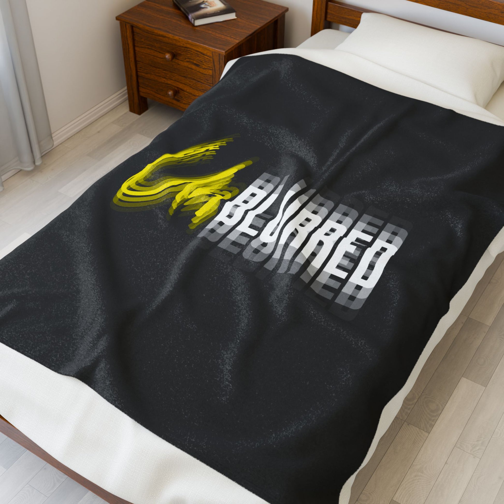 Plush Blanket - Unblurred (blurry) Design