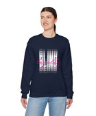 Legally Blind (pink)- Unisex Heavy Blend™ Crewneck Sweatshirt