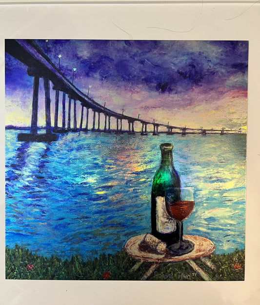 Coronado Bridge Holofoil Print