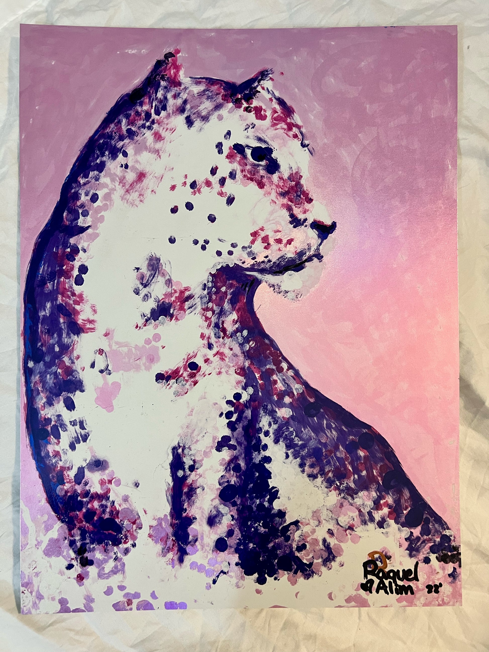 Rosey Spots ( Leopard ) Holofoil Print